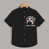 Custom Baby shirt  Best Buddies for Life   - BLACK - 0 - 6 Months Old (Chest 23")