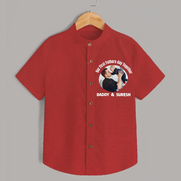 Custom Baby shirt  Best Buddies for Life   - RED - 0 - 6 Months Old (Chest 23")
