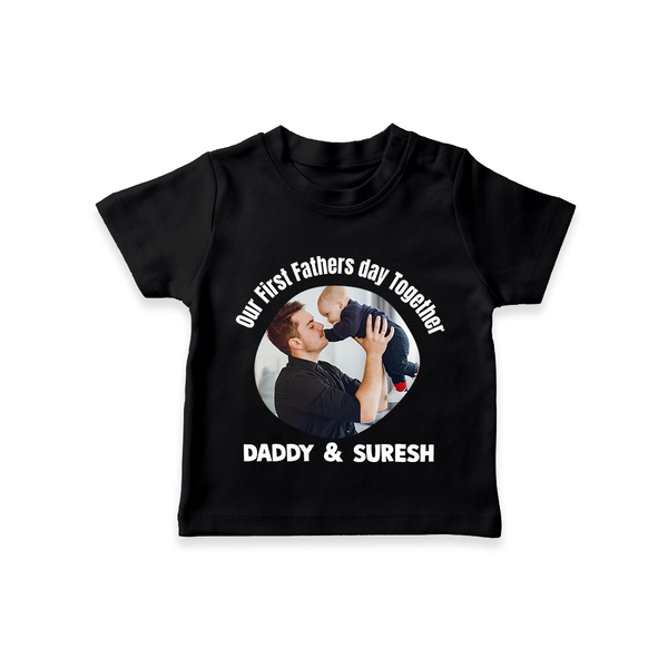 Custom Baby TSHIRT  Best Buddies for Life   - BLACK - 0-5 Months Old (Chest 17")