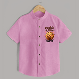 Cookie Lover Cute Foodie Shirt - BABY PINK - 0 - 6 Months Old (Chest 23")