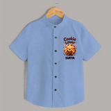 Cookie Lover Cute Foodie Shirt - SKY BLUE - 0 - 6 Months Old (Chest 23")