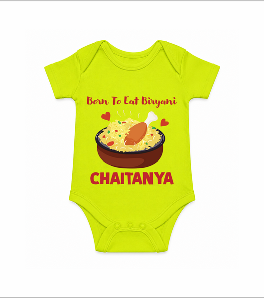 Born To Eat Biryani Romper