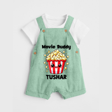 Movie Buddy Popcorn Dungaree - MINT GREEN - 0 - 5 Months Old (Chest 18")