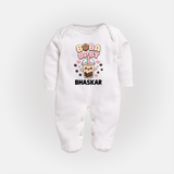 Boba Baby Drink Lover Full body suit - WHITE - New Born (Chest 7.5")