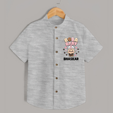 Boba Baby Drink Lover Shirt - GREY - 0 - 6 Months Old (Chest 23")