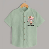 Boba Baby Drink Lover Shirt - MINT GREEN - 0 - 6 Months Old (Chest 23")