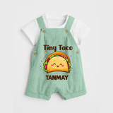 Tiny Taco Foodie Dungaree - MINT GREEN - 0 - 5 Months Old (Chest 18")
