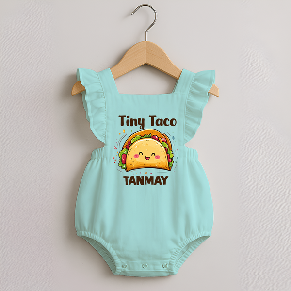 Tiny Taco Foodie Romper Frock - MINT GREEN - 0 - 3 Months Old (Chest 19")