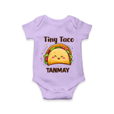 Tiny Taco Foodie Romper - LILAC - New Born (Chest 14")