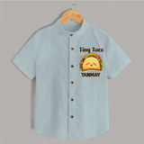 Tiny Taco Foodie Shirt - ARCTIC BLUE - 0 - 6 Months Old (Chest 23")
