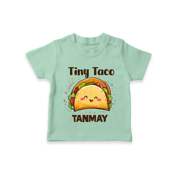 Tiny Taco Foodie Tshirt - MINT GREEN - 0-5 Months Old (Chest 17")