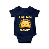 Tiny Taco Foodie Romper - NAVY BLUE - New Born (Chest 14")
