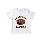 Baby Brownie Dessert Lover Tshirt - WHITE - 0-5 Months Old (Chest 17")