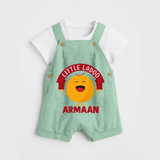 Little Ladoo Sweet Lover Dungaree - MINT GREEN - 0 - 5 Months Old (Chest 18")