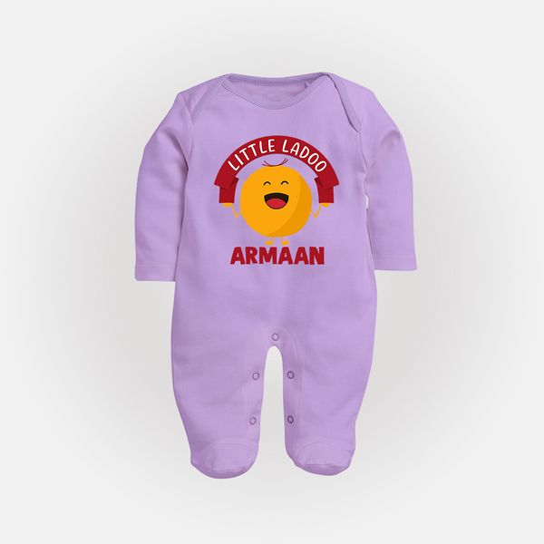 Little Ladoo Sweet Lover Full body suit - LILAC - New Born (Chest 7.5")