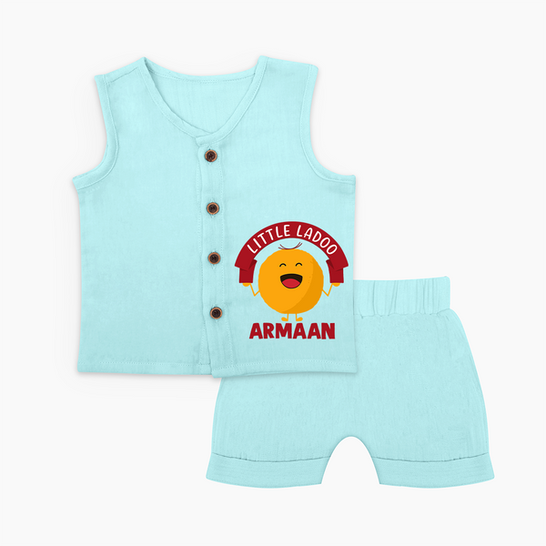 Little Ladoo Sweet Lover Jabla Set - BABY BLUE - 0 - 3 Months Old (Chest 9.8")