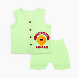 Little Ladoo Sweet Lover Jabla Set - PASTEL GREEN - 0 - 3 Months Old (Chest 9.8")