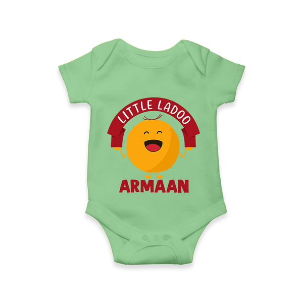 Little Ladoo Sweet Lover Romper - GREEN - New Born (Chest 14")
