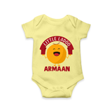 Little Ladoo Sweet Lover Romper - PASTEL YELLOW - New Born (Chest 14")