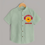 Little Ladoo Sweet Lover Shirt - MINT GREEN - 0 - 6 Months Old (Chest 23")
