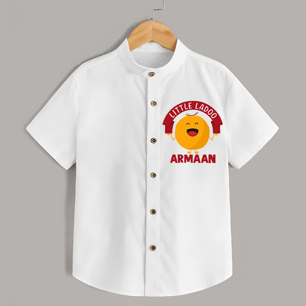 Little Ladoo Sweet Lover Shirt - WHITE - 0 - 6 Months Old (Chest 23")
