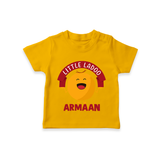 Little Ladoo Sweet Lover Tshirt - CHROME YELLOW - 0-5 Months Old (Chest 17")