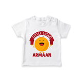 Little Ladoo Sweet Lover Tshirt - WHITE - 0-5 Months Old (Chest 17")