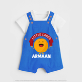 Little Ladoo Sweet Lover Dungaree - COBALT BLUE - 0 - 5 Months Old (Chest 18")