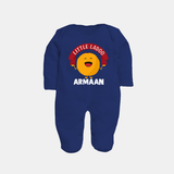 Little Ladoo Sweet Lover Full body suit - NAVY BLUE - New Born (Chest 7.5")