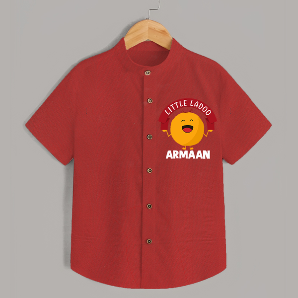 Little Ladoo Sweet Lover Shirt - RED - 0 - 6 Months Old (Chest 23")