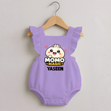 Momo Magic Dumpling Lover Romper Frock - LILAC - 0 - 3 Months Old (Chest 19")