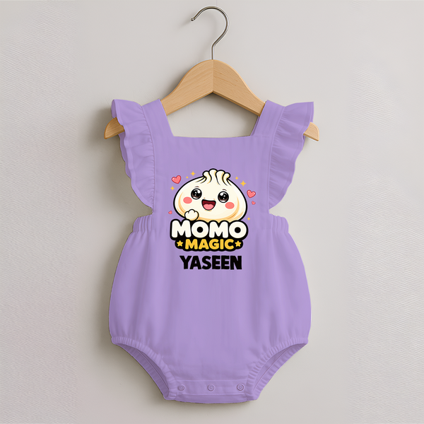 Momo Magic Dumpling Lover Romper Frock - LILAC - 0 - 3 Months Old (Chest 19")