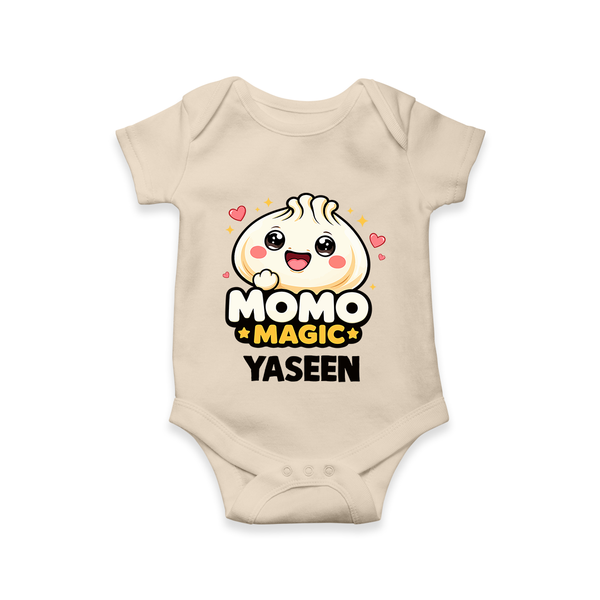 Momo Magic Dumpling Lover Romper - IVORY - New Born (Chest 14")