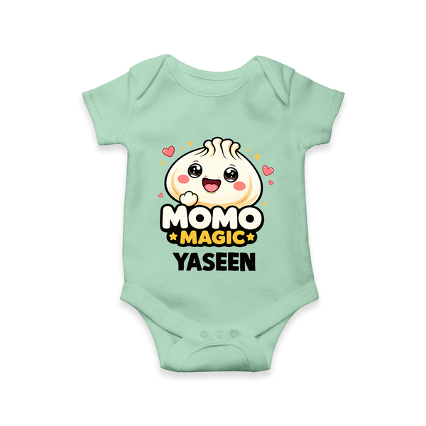 Momo Magic Dumpling Lover Romper - MINT GREEN - New Born (Chest 14")