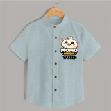 Momo Magic Dumpling Lover Shirt - ARCTIC BLUE - 0 - 6 Months Old (Chest 23")
