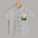 Momo Magic Dumpling Lover Shirt - GREY - 0 - 6 Months Old (Chest 23")