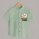 Momo Magic Dumpling Lover Shirt - MINT GREEN - 0 - 6 Months Old (Chest 23")