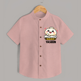 Momo Magic Dumpling Lover Shirt - PEACH - 0 - 6 Months Old (Chest 23")