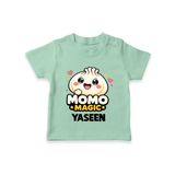 Momo Magic Dumpling Lover Tshirt - MINT GREEN - 0-5 Months Old (Chest 17")