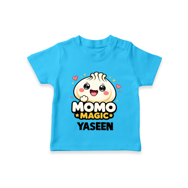 Momo Magic Dumpling Lover Tshirt - SKY BLUE - 0-5 Months Old (Chest 17")