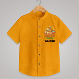 Pani Puri Party Foodie Shirt - CHROME YELLOW - 0 - 6 Months Old (Chest 23")