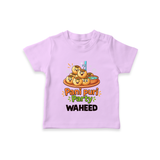 Pani Puri Party Foodie Tshirt - LILAC - 0-5 Months Old (Chest 17")