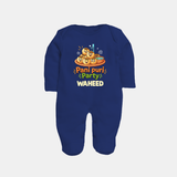 Pani Puri Party Foodie Full body suit - NAVY BLUE - New Born (Chest 7.5")