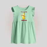 Banana Buddy Fruit Lover Baby Frock - MINT GREEN - 0 - 3 Months Old (Chest 17")