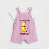 Banana Buddy Fruit Lover Dungaree - BABY PINK - 0 - 5 Months Old (Chest 18")