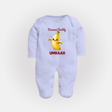 Banana Buddy Fruit Lover Full body suit - BABY BLUE - New Born (Chest 7.5")