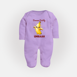 Banana Buddy Fruit Lover Full body suit - LILAC - New Born (Chest 7.5")