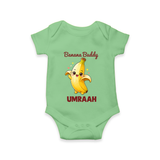 Banana Buddy Fruit Lover Romper - GREEN - New Born (Chest 14")
