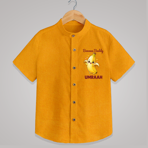 Banana Buddy Fruit Lover Shirt - CHROME YELLOW - 0 - 6 Months Old (Chest 23")