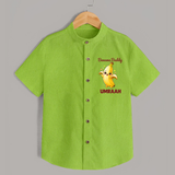 Banana Buddy Fruit Lover Shirt - LIME GREEN - 0 - 6 Months Old (Chest 23")